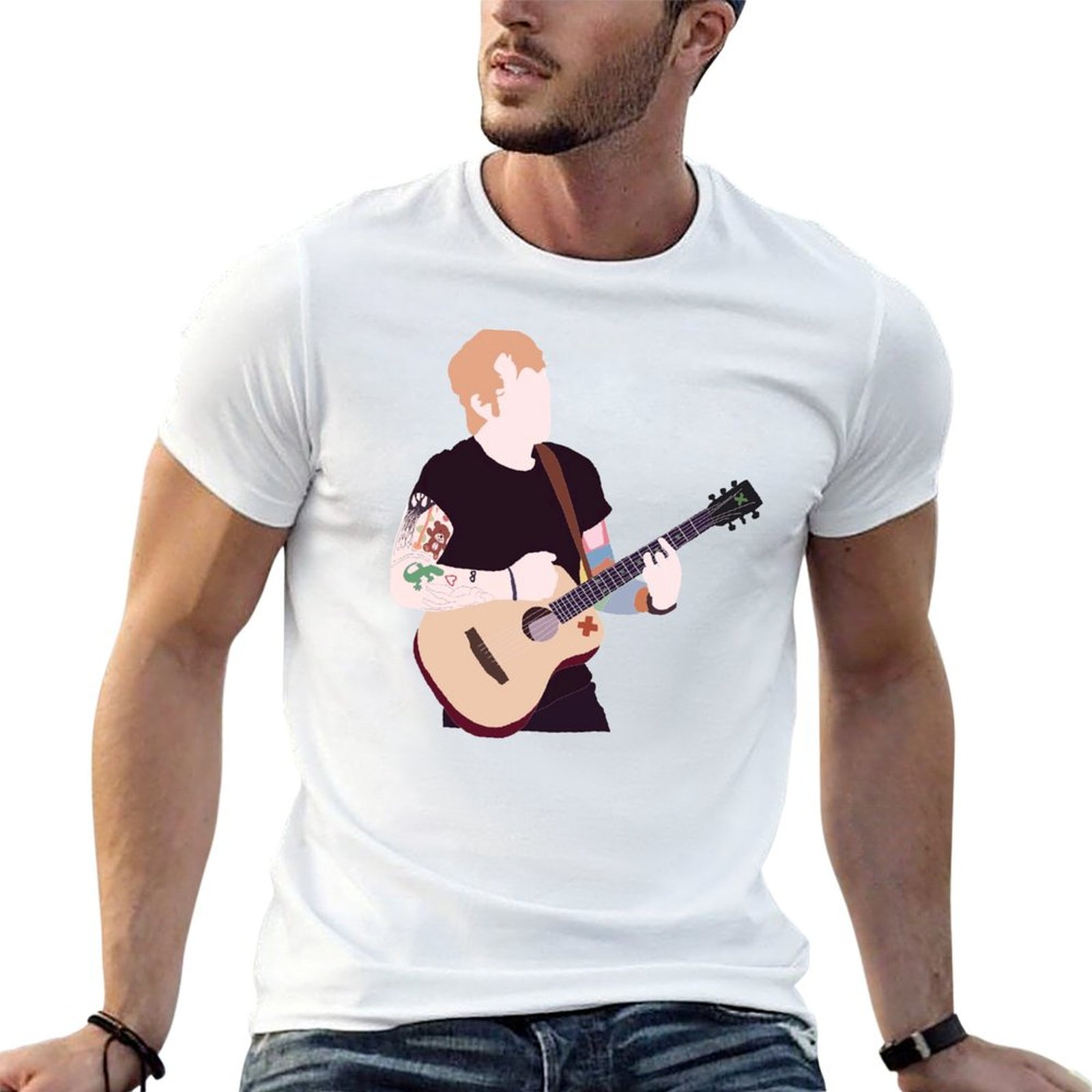 Anime Merchandise T-Shirts - Mercancía oficial de Ed Sheeran, camiseta