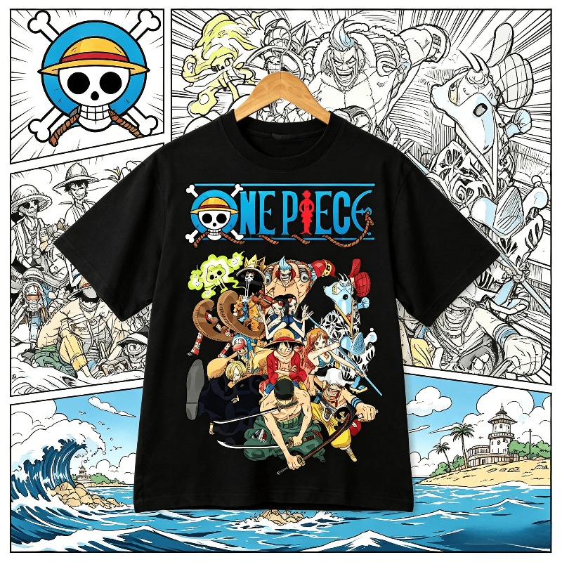 Zoro Anime Merchandise - Camiseta de una pieza con estampado