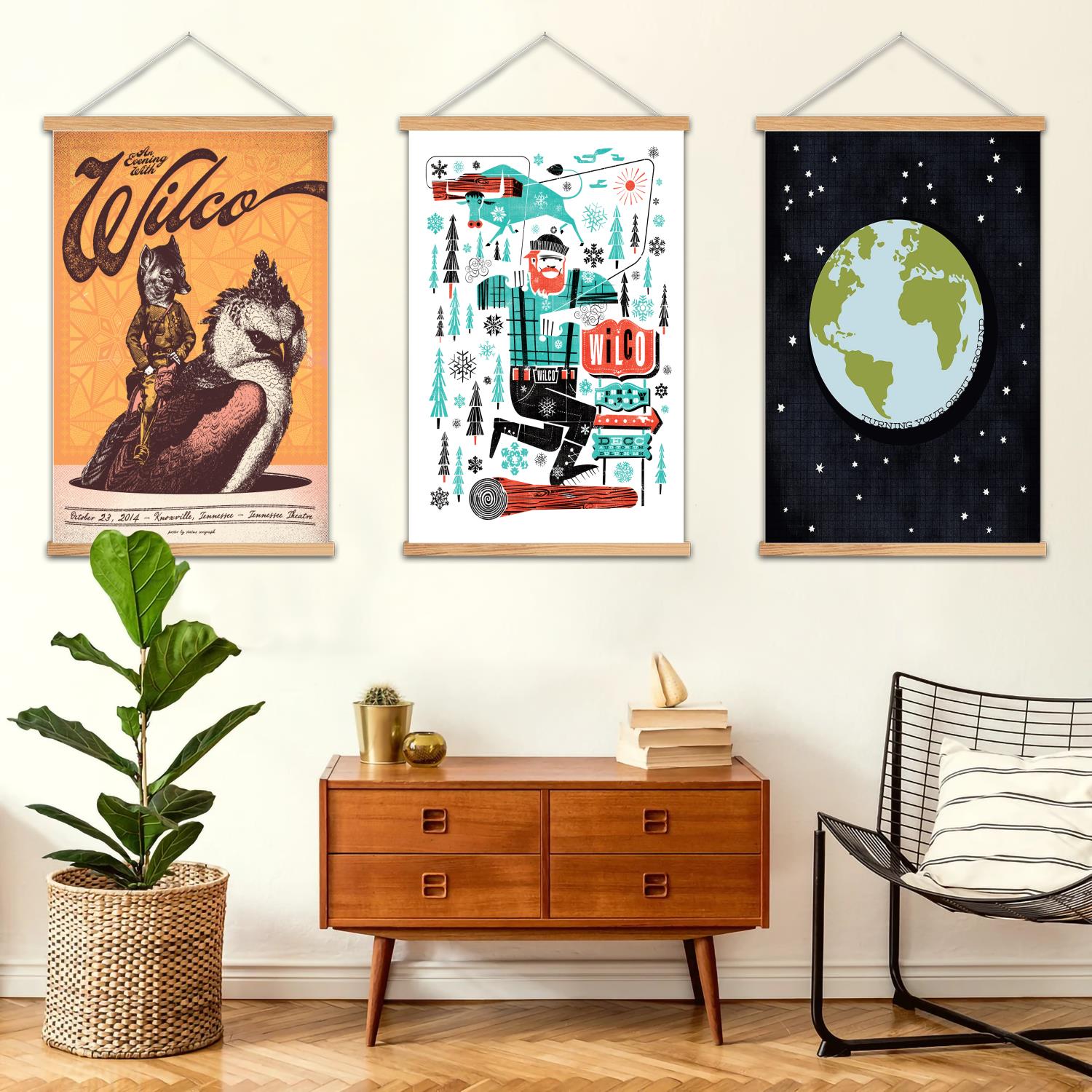 Art Print Framed - Wilco-pintura de pared enmarcada, póster artístico