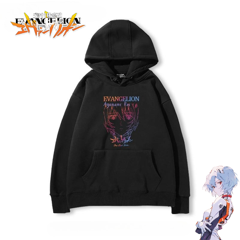 Anime Merchandise Hoodie - Sudadera con Capucha de Anime EVA