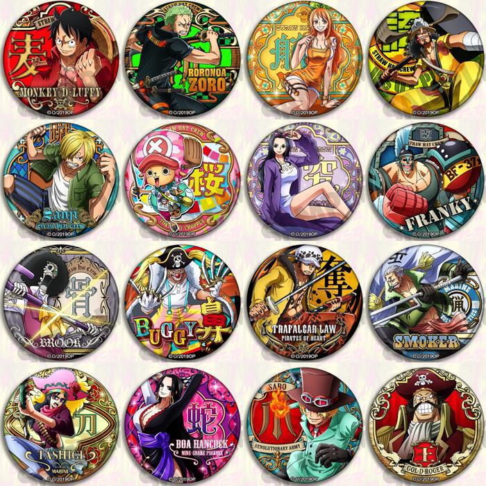 Zoro Anime Merchandise - Juego de insignias de Anime de