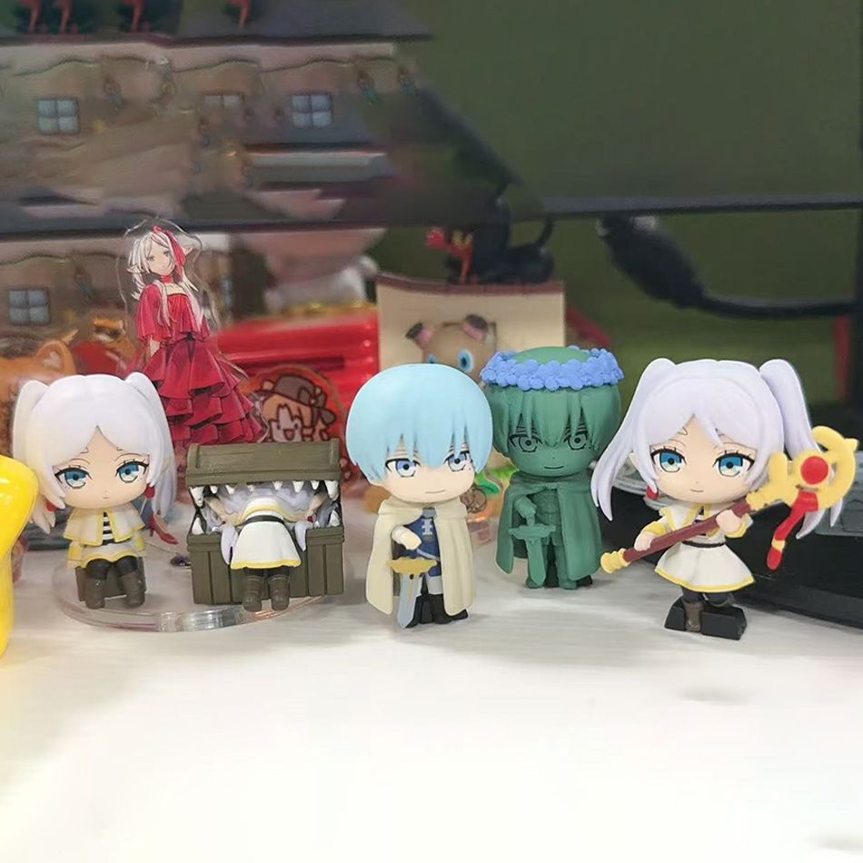 Frieren Anime Merchandise - 4 figuras de acción de Frieren: