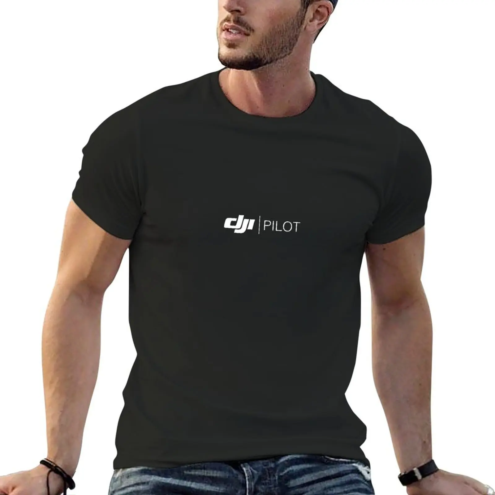 Anime Merchandise T-Shirts - Best Seller-Camiseta DJI Pilot Merchandise, camiseta
