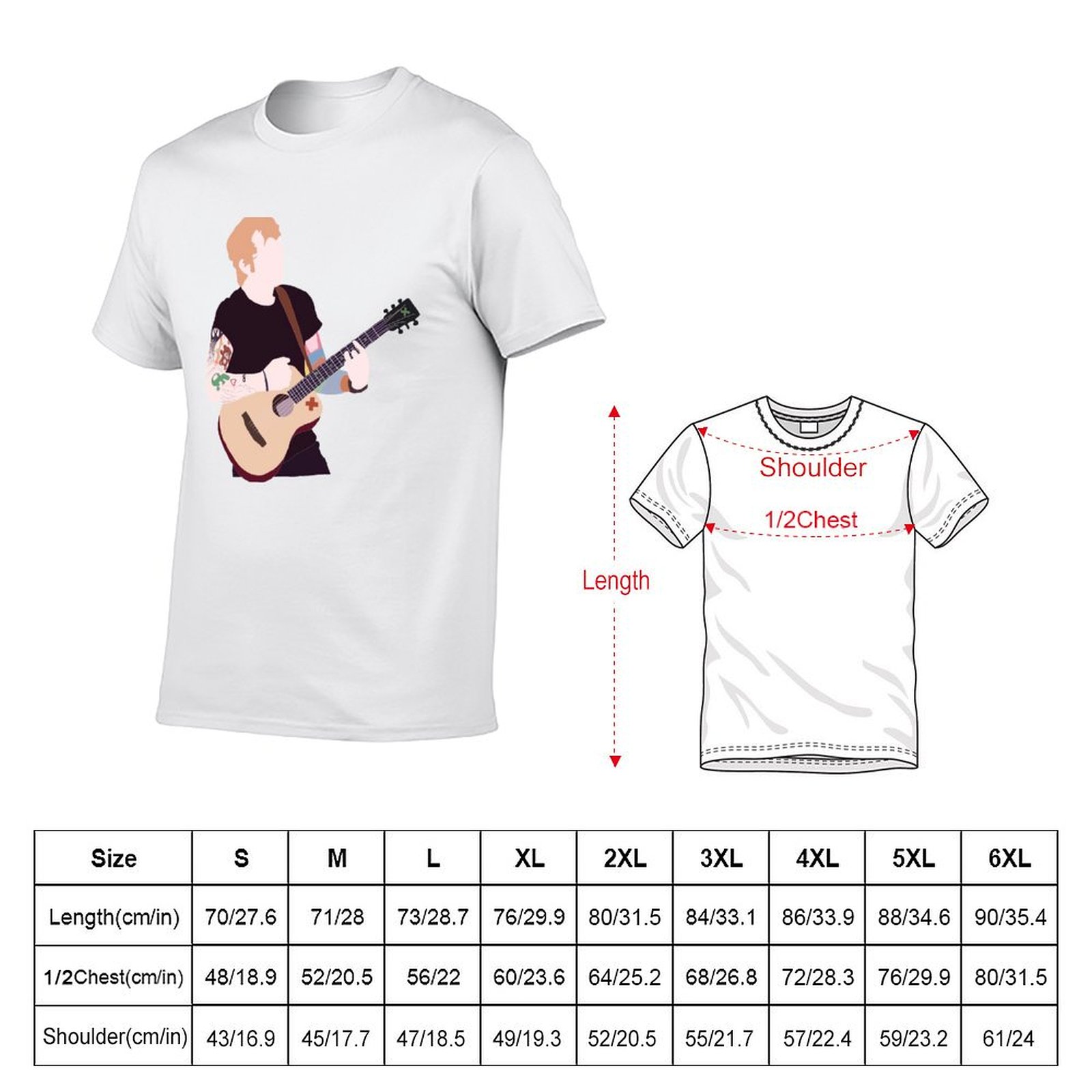 Mercancía oficial de Ed Sheera - Anime Merchandise T-Shirts reseña y precio