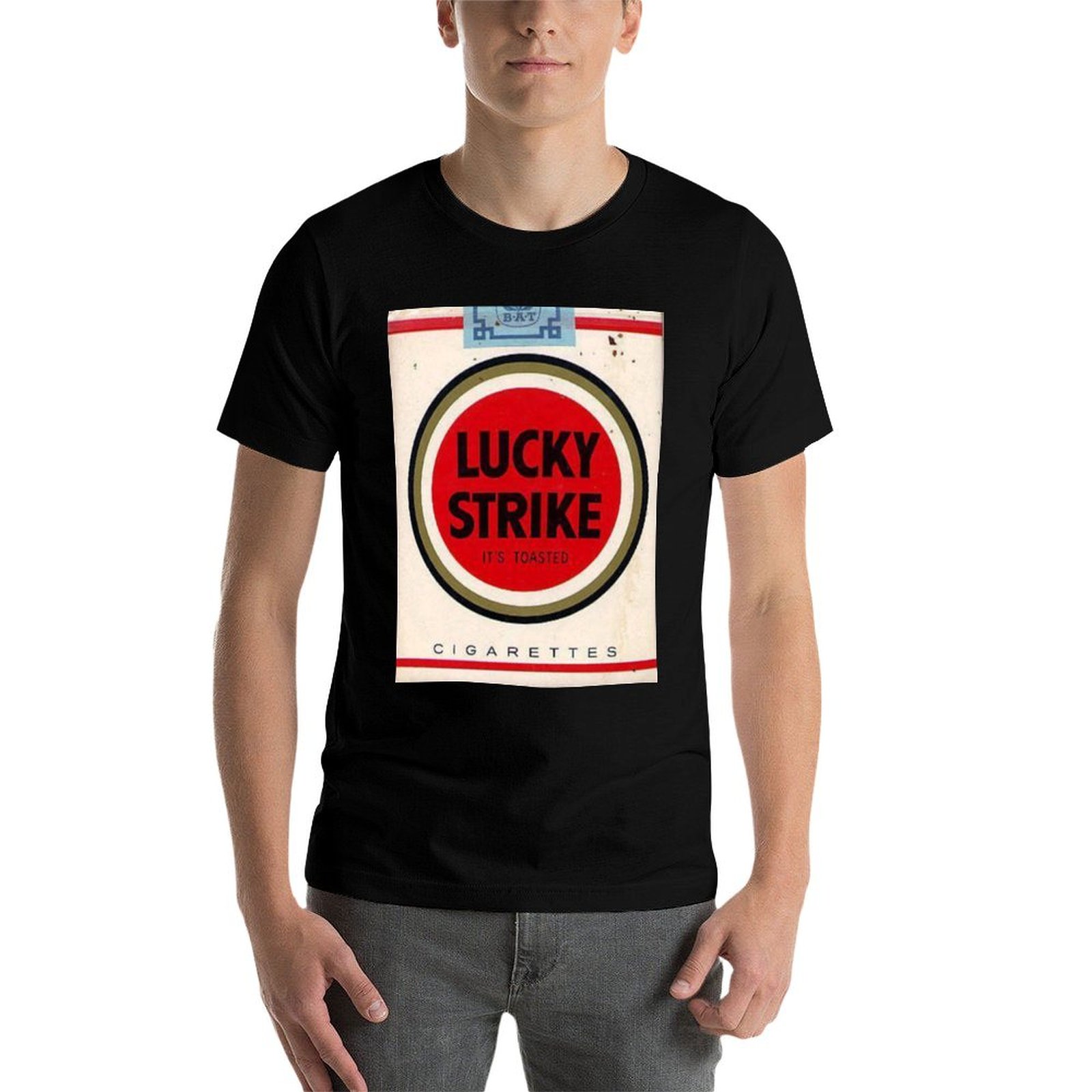 Camiseta Lucky Strike Merchand - Anime Merchandise T-Shirts reseña y precio