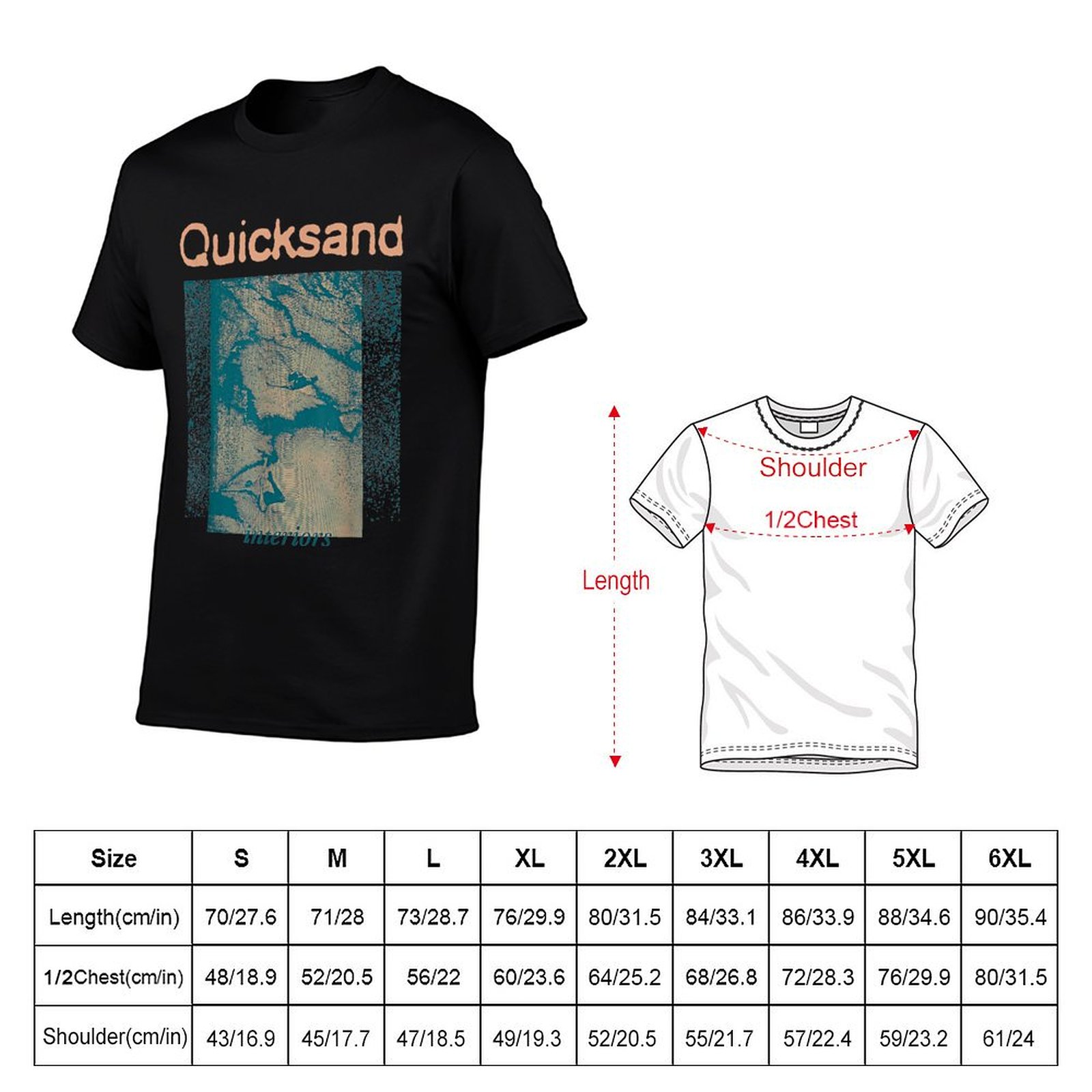 Camiseta Quicksand - Interiors - Anime Merchandise T-Shirts reseña y precio