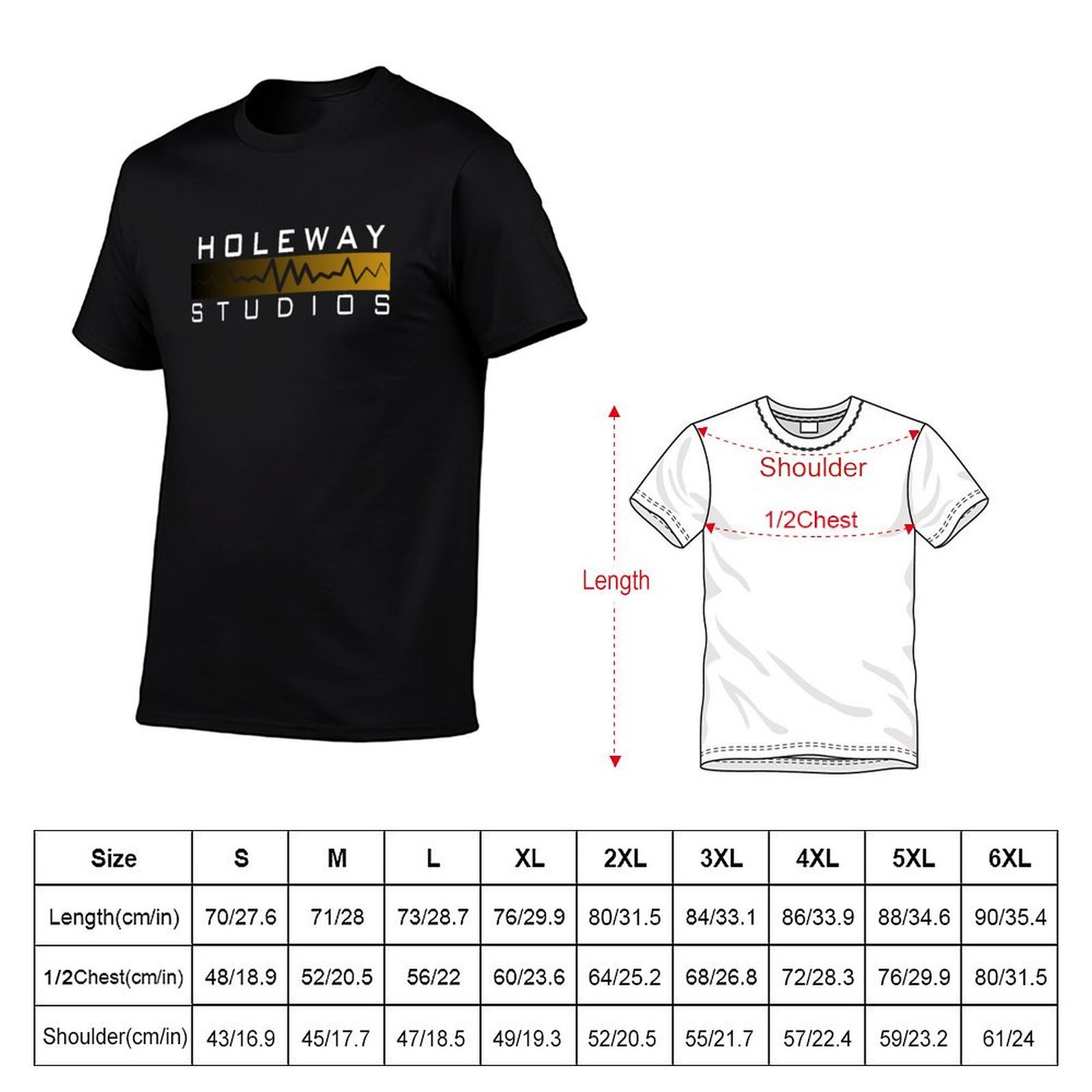 Holeway Studios-Camiseta de pr - Anime Merchandise T-Shirts reseña y precio