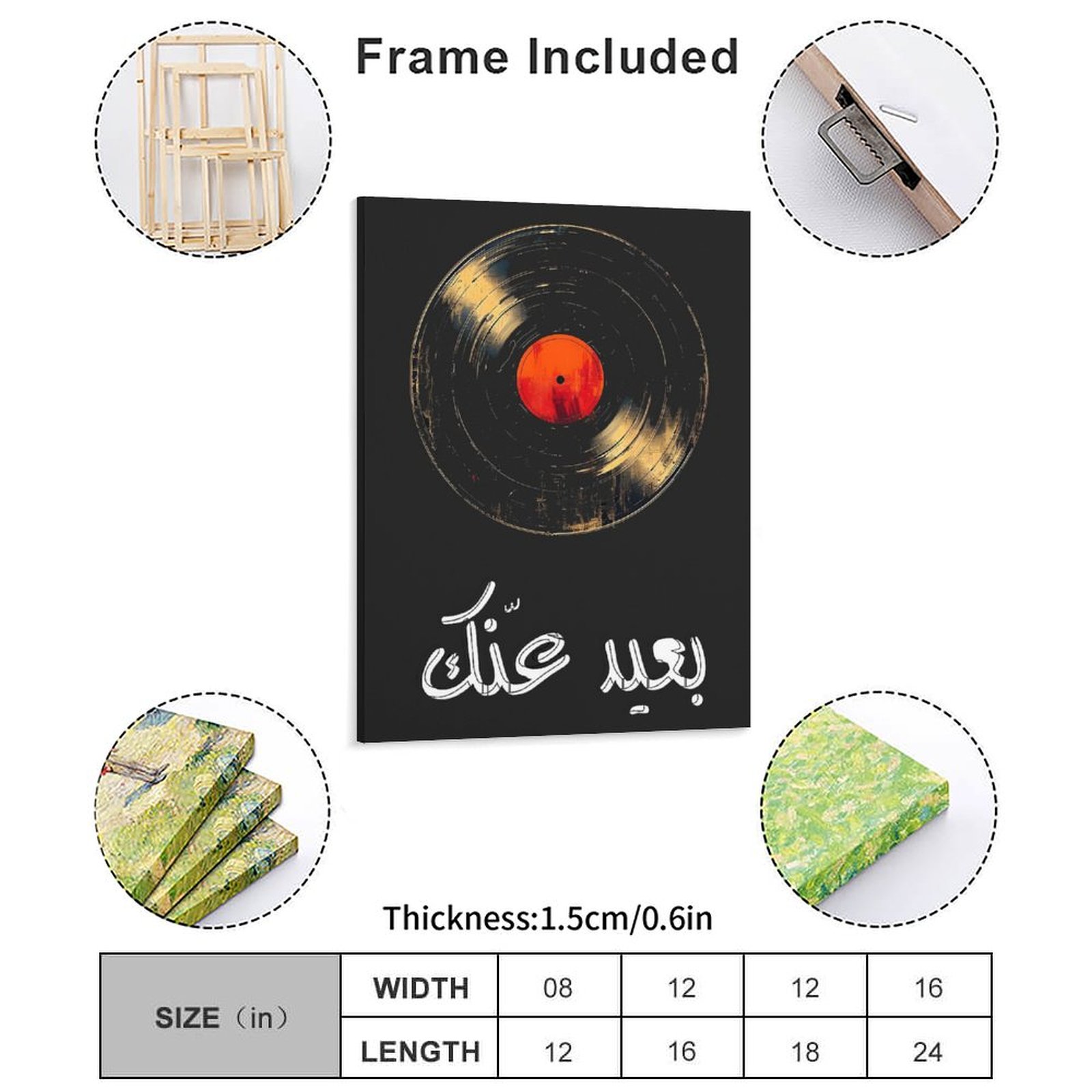 Pósteres de pintura en lienzo  - Art Print Framed reseña y precio