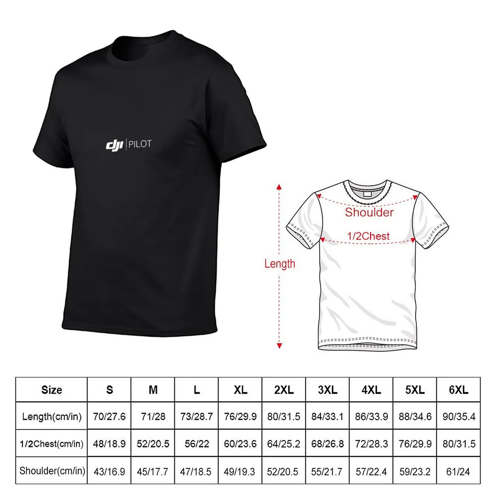 Best Seller-Camiseta DJI Pilot - Anime Merchandise T-Shirts reseña y precio