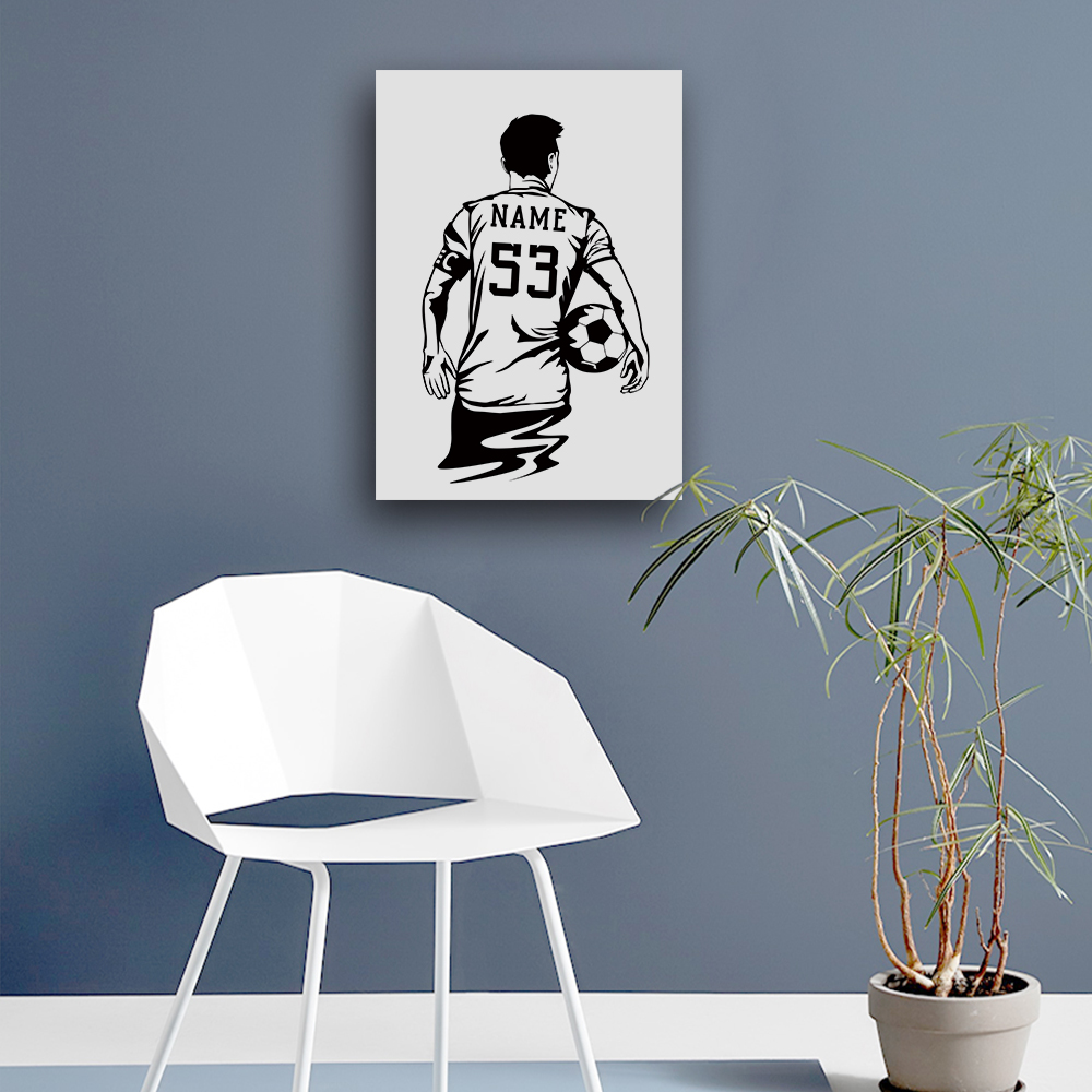Lienzo impreso con nombre pers - Art Print Framed reseña y precio