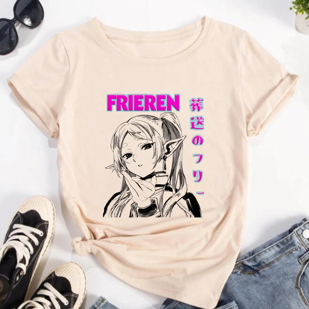 Camiseta Frieren para mujer, r - Frieren Anime Merchandise reseña y precio