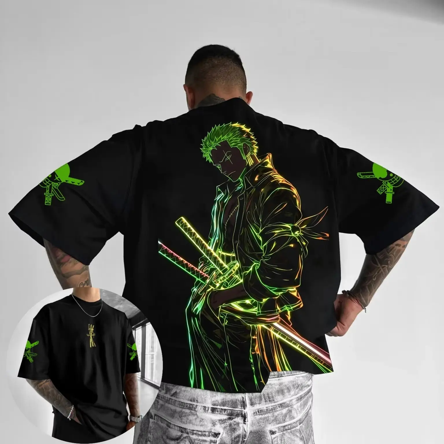 Verano Y2k Anime una pieza Zor - Zoro Anime Merchandise reseña y precio